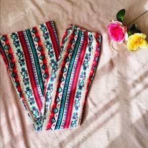 Colorful Flare Leggings